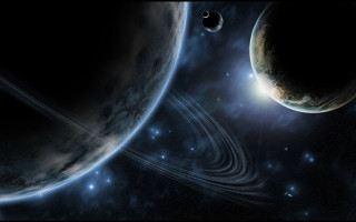 Space planet stars moon galaxy 4 - a. hardy free wallpaper