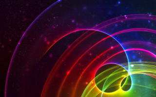 Colorful spiral space star mystical - beeple free wallpaper