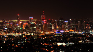 City skyline night lights aurora 2 - andrew law free wallpaper