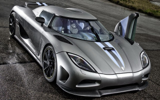 Silver sports car black stripe 3 - everett warner free wallpaper