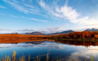 Lake mountains trees clouds sky 7 - arkhip kuindzhi free wallpaper