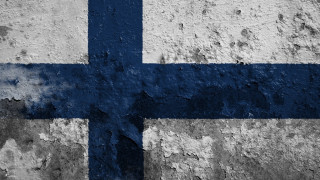 Cross painted wall blue stripe - tom of finland free wallpaper