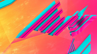 Colorful abstract background pink blue - geometric free wallpaper