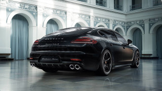Black porsche panamer archs ceiling - arch free wallpaper