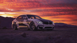 Desert sunset car clouds mountain - a sunset in the background free wallpaper
