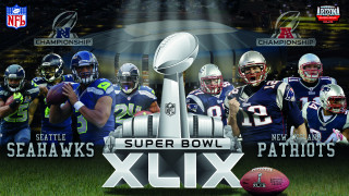 Super bowl poster football team - international typographic style free wallpaper for desktop