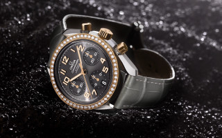 Black dial watch diamond bezel - feature free wallpaper