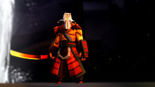 Man costume sword waterfall night 2 - dramatic cinematic lighting free wallpaper