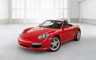 Red sports car white room 2 - a black top free wallpaper