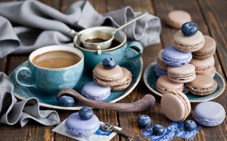 Macaroons coffee stilllife blurry depthoffield - clara peeters free wallpaper