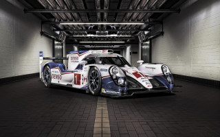 Racecar garage brickfloor ceilinglight whitewall - a white brick wall free wallpaper
