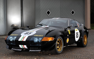 Black sports car cobra puzzle - the front of its free wallpaper