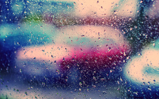 Rainy street view celias scene - car free wallpaper