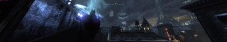 City night clocktower person stairs - a city free wallpaper