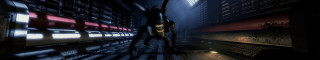Person walking train track dark - a train track free wallpaper