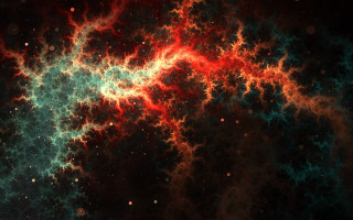 Space star cluster mandelbrot fractals - center free wallpaper