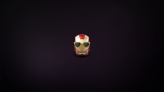 Mask red white black stripe - marvel free wallpaper