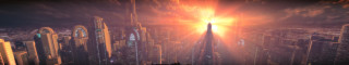 Tall tower city bright lights - tall tower free wallpaper