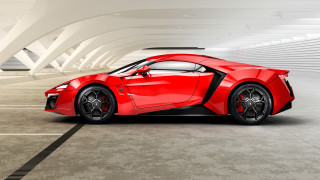 Red sports car parking lot 5 - a parking lot next free wallpaper