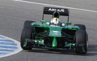 Green race car man track - sign free wallpaper
