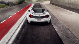 White sports car road red - a road next free wallpaper