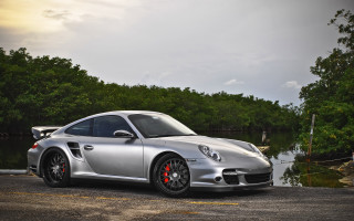 Silver sports car lake forest - anthony s waters free wallpaper