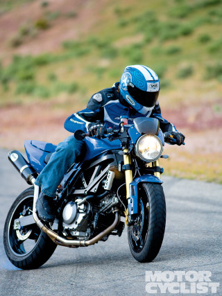 Man motorcycle curvy road lush - dan scott free wallpaper