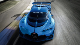 Bugatti car track blurry background - a track free wallpaper