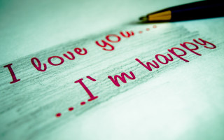 Paper pencil love happy conceptual - a pencil free wallpaper