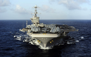 Large ship ocean clouds raft - complex free wallpaper