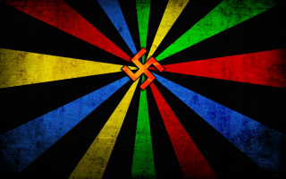 Colorful background cross black background - adolf born free wallpaper