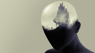 Castle moon fantasy art foggy - amir zand free wallpaper