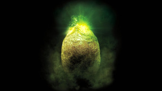 Strange object green light black - a green light free wallpaper
