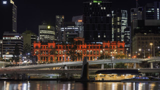 City skyline bridge river night 27 - vivid free wallpaper