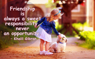 Little girl petting dog road - a little girl free wallpaper