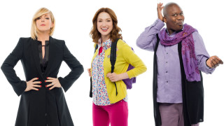 Three women man purple shirt - a purple shirt free wallpaper