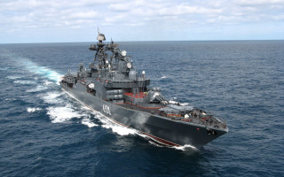 Military ship ocean people digital - digital free wallpaper