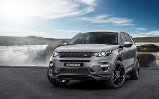 Silver land rover waterfall lake - mouth free wallpaper