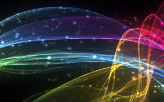 Colorful abstract background stars sky - line free wallpaper