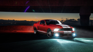 Red mustang eddie mendoza rimlights - rim free wallpaper