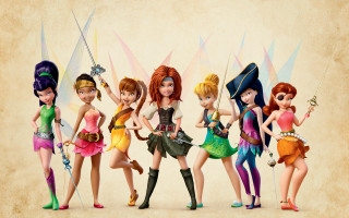 Disney princesses group cartoon fantasy - a beige background free wallpaper