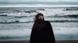 Beach man long hair ocean - elsa bleda free wallpaper