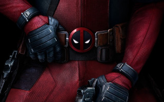 Deadpool red bodysuit gloves mask - a red mask free wallpaper
