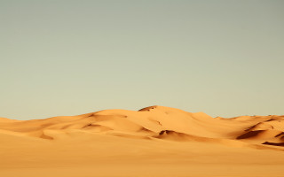 Sand dunes plane desert sky - overhead free wallpaper