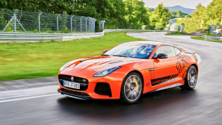 Red sports car road green 2 - lush free wallpaper for desktop