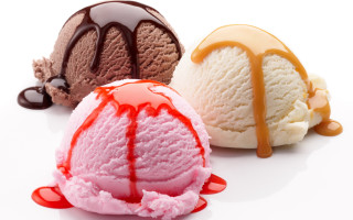 Ice cream trio chocolate vanilla - ice free wallpaper