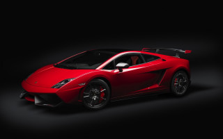 Red sports car dark room 38 - neoclassicism free wallpaper