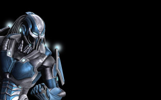 Robot standing hands hips light - a robot free wallpaper