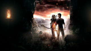 Man woman cave bow arrow - a cave free wallpaper