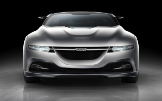 Silver car dark room black 3 - a silver car free wallpaper